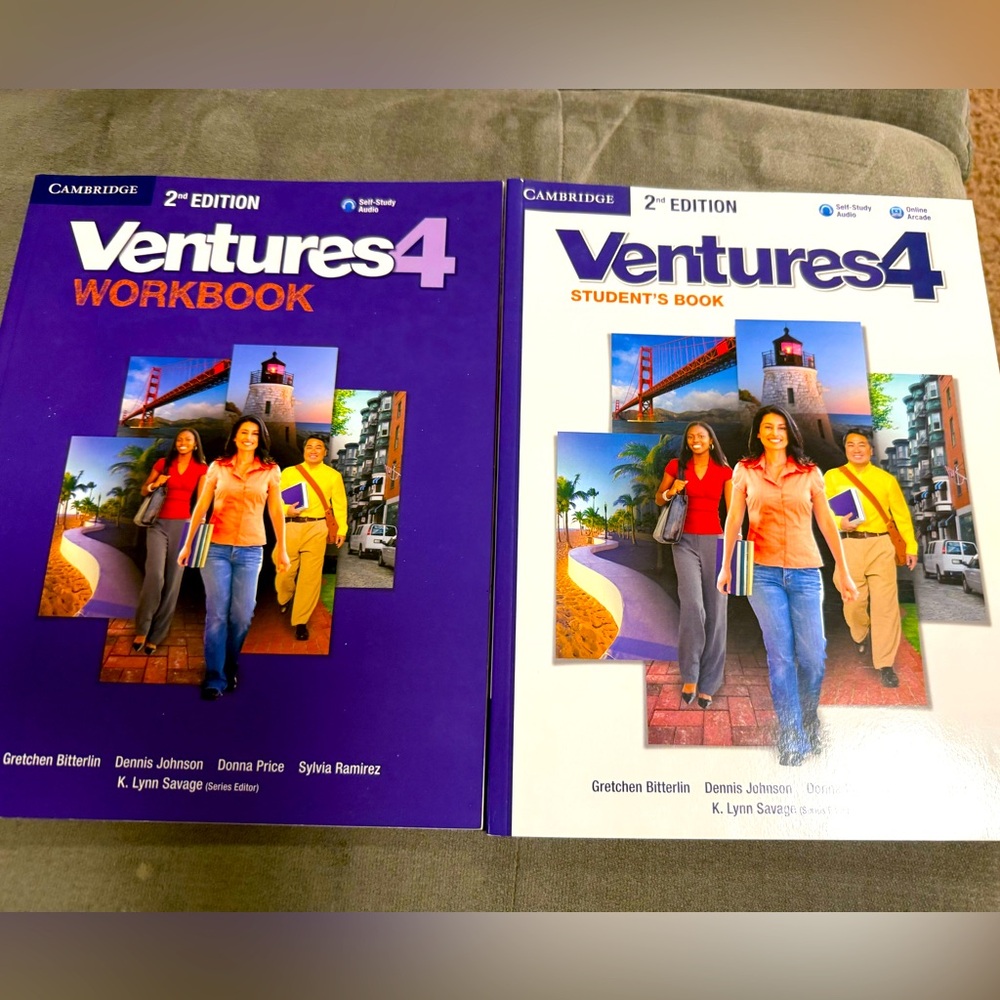 Ventures 4, 2nd edition boss, students, and workbook with audio CD